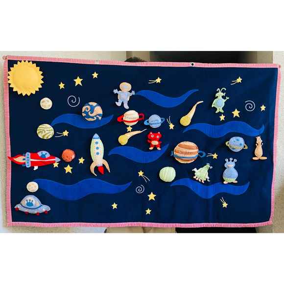Navy Planets Solar System Boys Girls Popular Printing Toddler